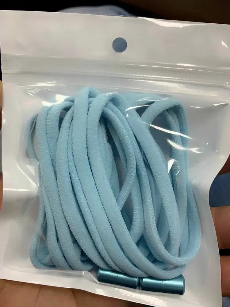 1 Pair Elastic No-Tie Shoelaces for All Ages - Quick and Easy Fit for Any Shoe - Free Shipping