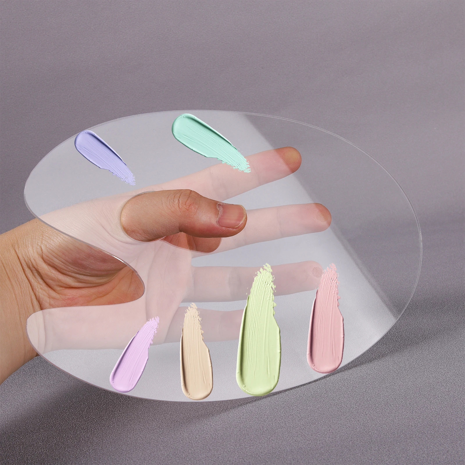 High-Quality Transparent Acrylic Painting Palette – Fine Arts & Oil Painting
