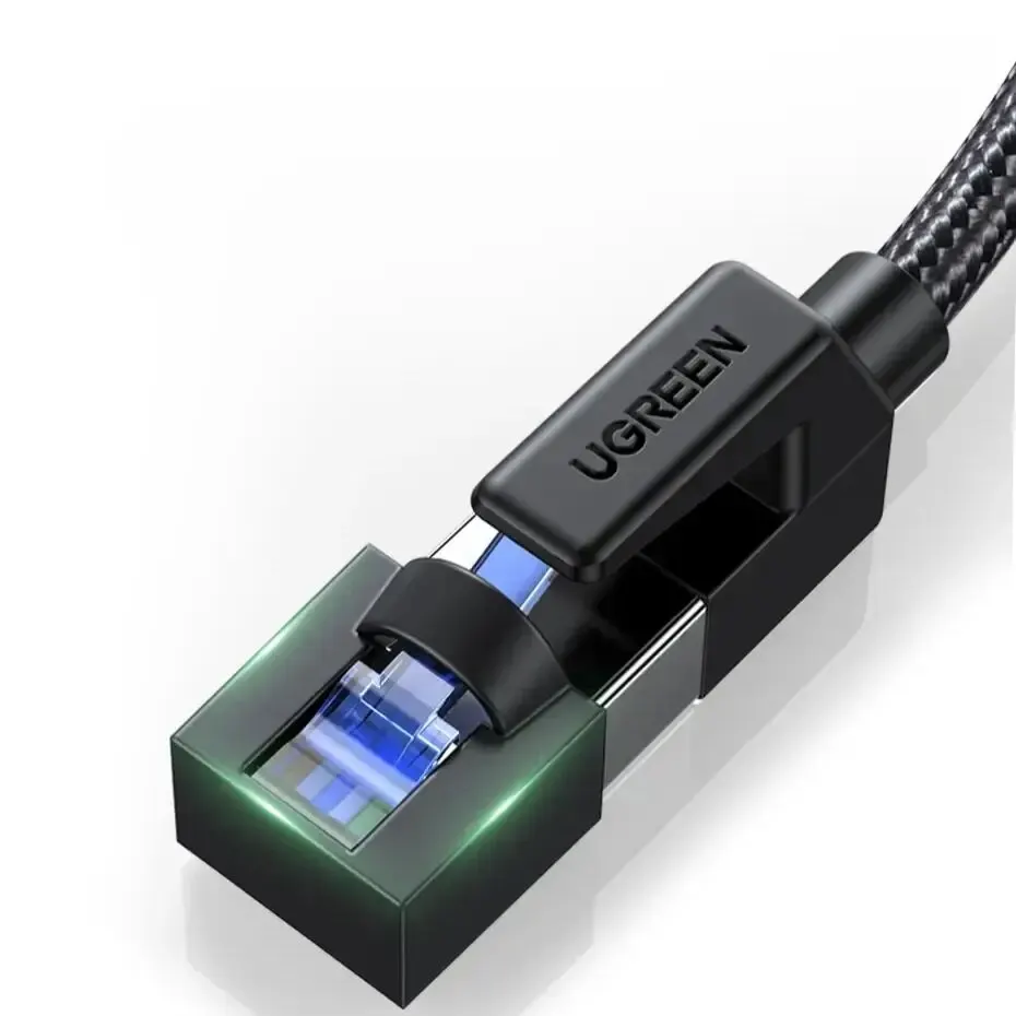 UGREEN CAT8 이더넷 케이블, CAT840 Gbps 2000MHz 네트워크 면 우븐 노트북 인터넷 랜 케이블, PS 4 라우터 RJ45 케이블 2023, 신제품