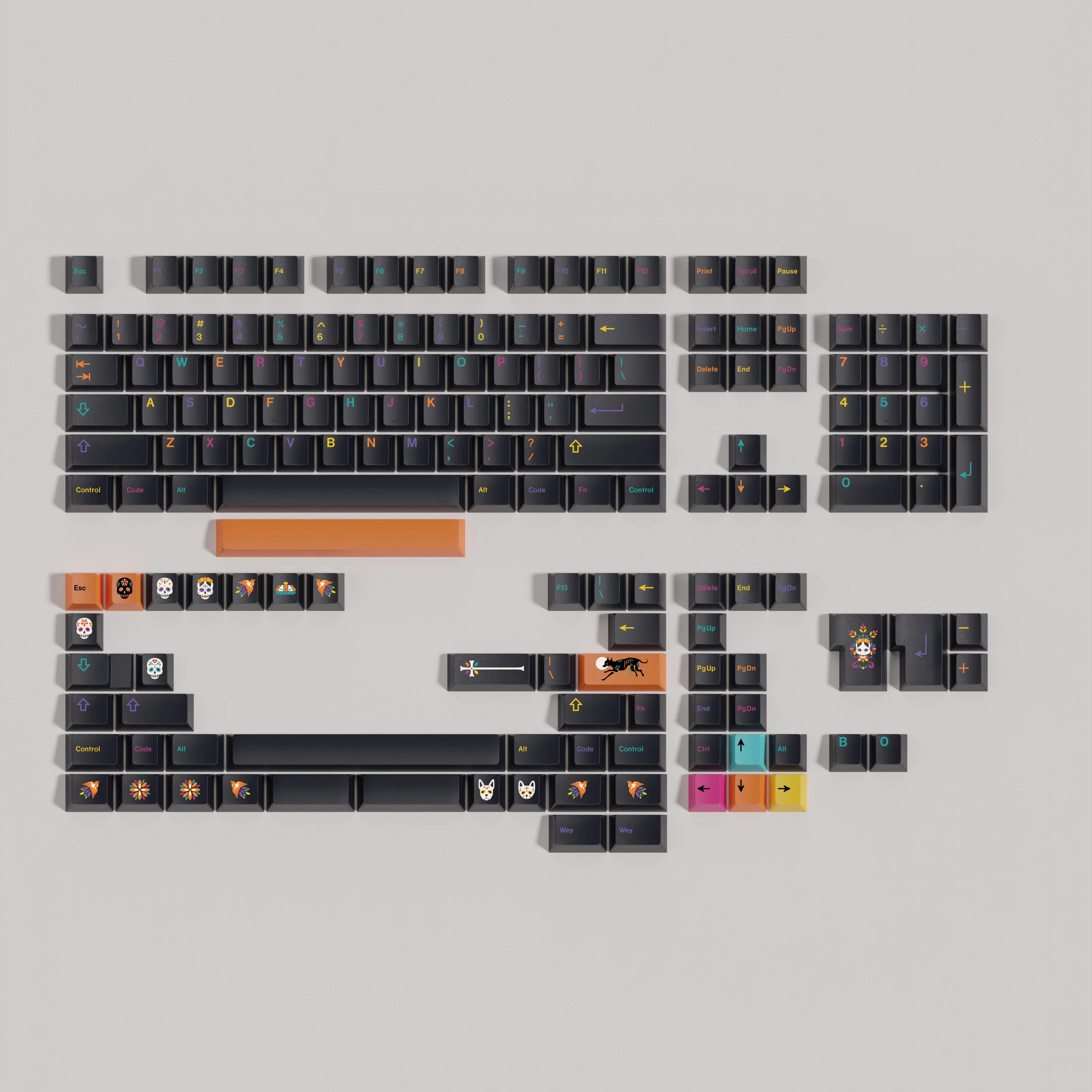 キーボード Gmk mictlan base novelty kit Gmk mictlan base novelty kit 149 Keys GMK Mictlán Clone