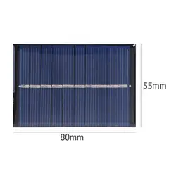 Compact Solar Panel for Low - Power Devices and Outdoor Use (0.6W 5V)