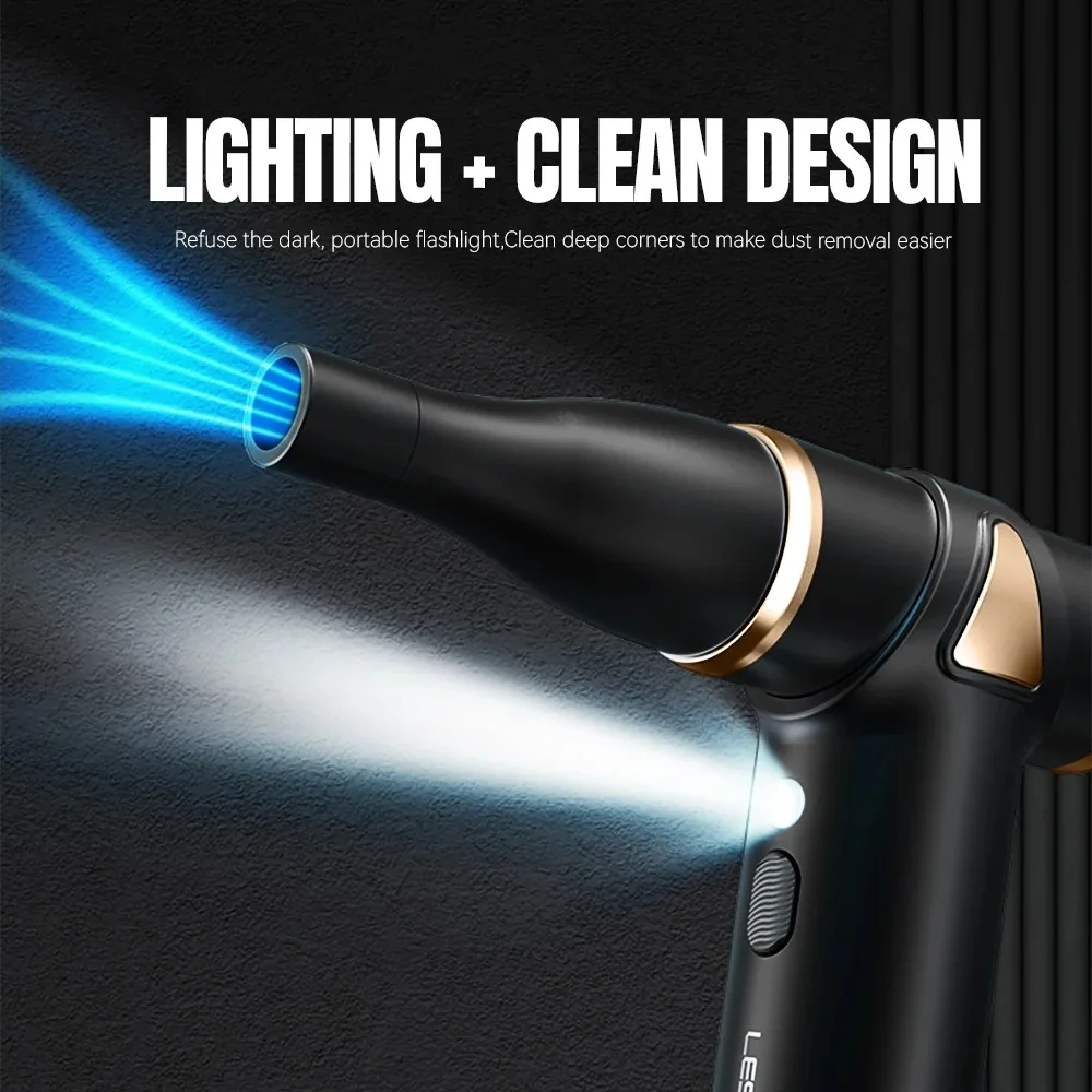New Wireless Hair Dryer Multifunctional Outdoor Portable Charging High Speed Hair Dryer Barbecue Carbon Blowing Dust Removal