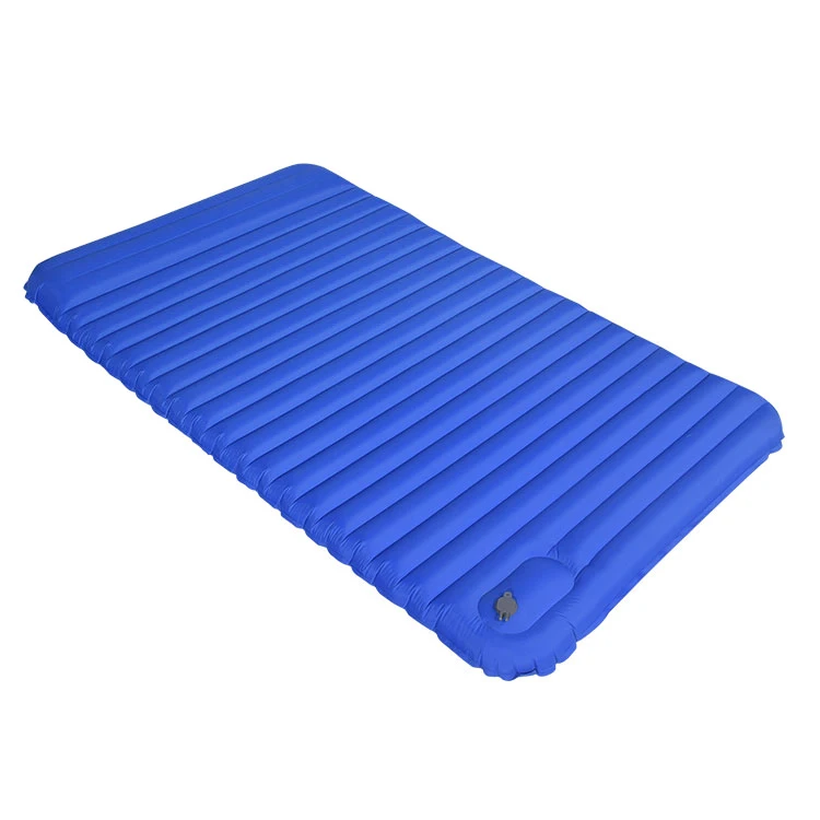 Ultralight Inflatable Camping Mattress self inflating Double Size Sleeping Pad Air Bed with Foot Pump Compact Air Mattress