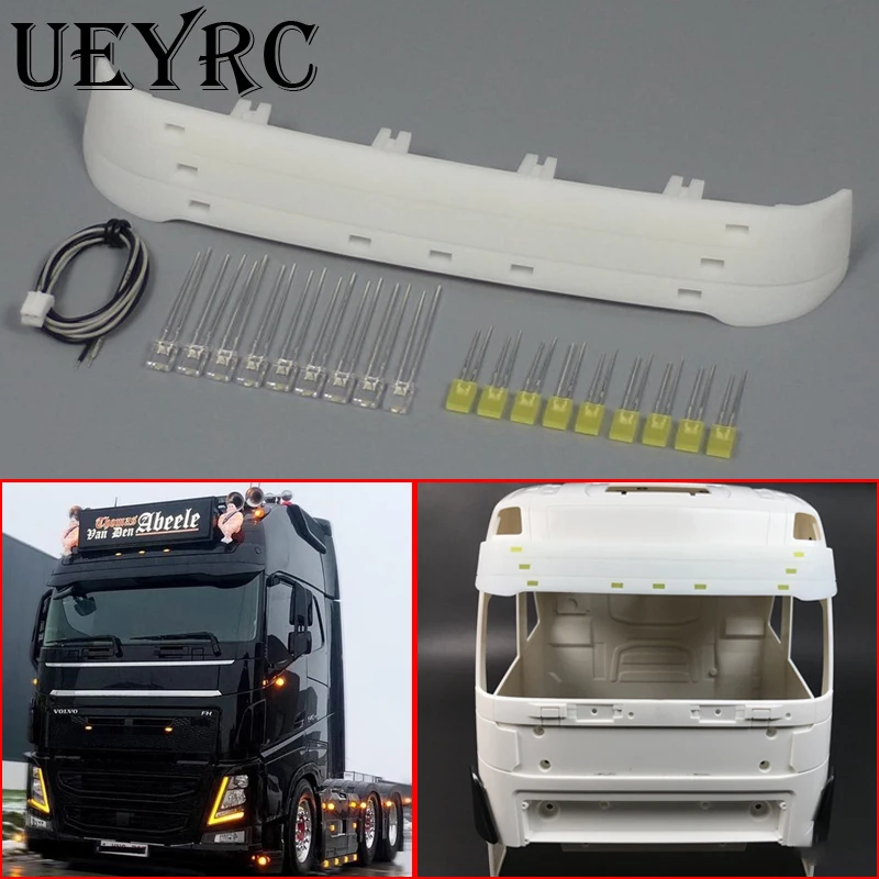 114 Schaal Led Simulatie Zonneklep Dak Decoratie Voor Tamiya Rc Truck