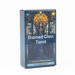 Stained Glass Tarot: 78-Card Deck for Divination and Family Entertainment (TK75K)