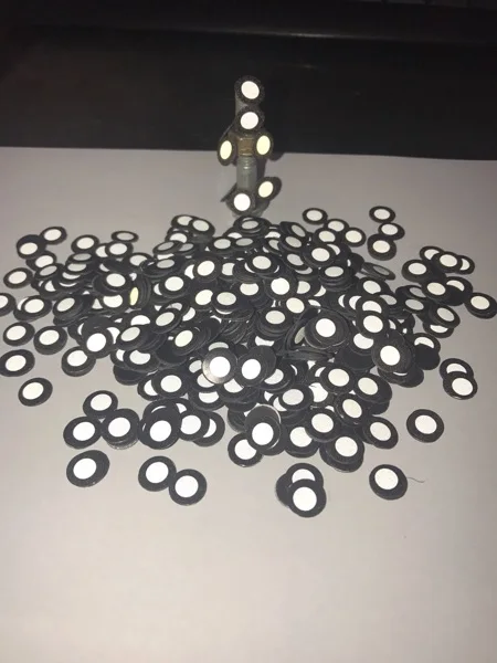 ハンドヘルド3Dスキャナー3D磁気マークポイントステッカーポイント反射点マークポイントターゲットポイント位置決めポイント プロセスは