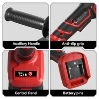 ONEVAN 125MM meuleuse d'angle électrique sans brosse 2in1 polissage 3000W M14 Cutter métal bois outil électrique pour Makita 18V batterie broche 5