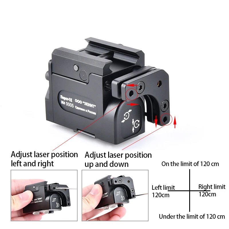 WADSN Zenitco Metal Mini PERST 1 Green Bule Red Dot Sight Laser Pointer Sight Airsoft Hunting Weapon light Glock Pistol Airsoft