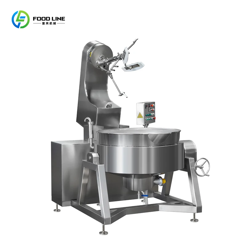 Marmite planétaire semi-automatique à chauffage au gaz, 600l, moteur en acier inoxydable, pour appareils de cuisine commerciaux 1