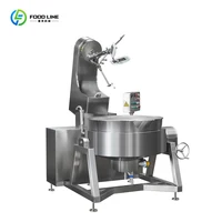 Marmite planétaire semi-automatique à chauffage au gaz, 600l, moteur en acier inoxydable, pour appareils de cuisine commerciaux 1