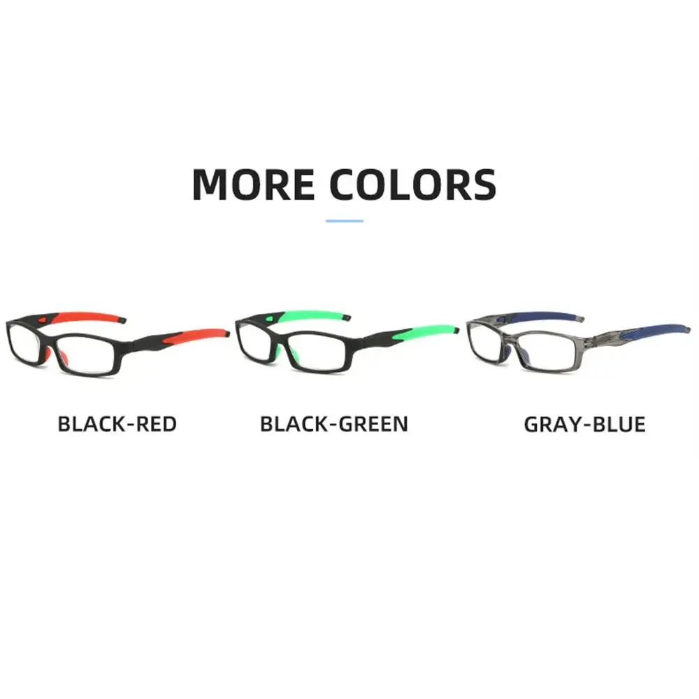 Sport mann Lesebrille tragbare ultraleichte weiche Silikon bein Fernsicht brillen High Definition 1.0 ~ 4,0 Brillen Brille – Detail 3