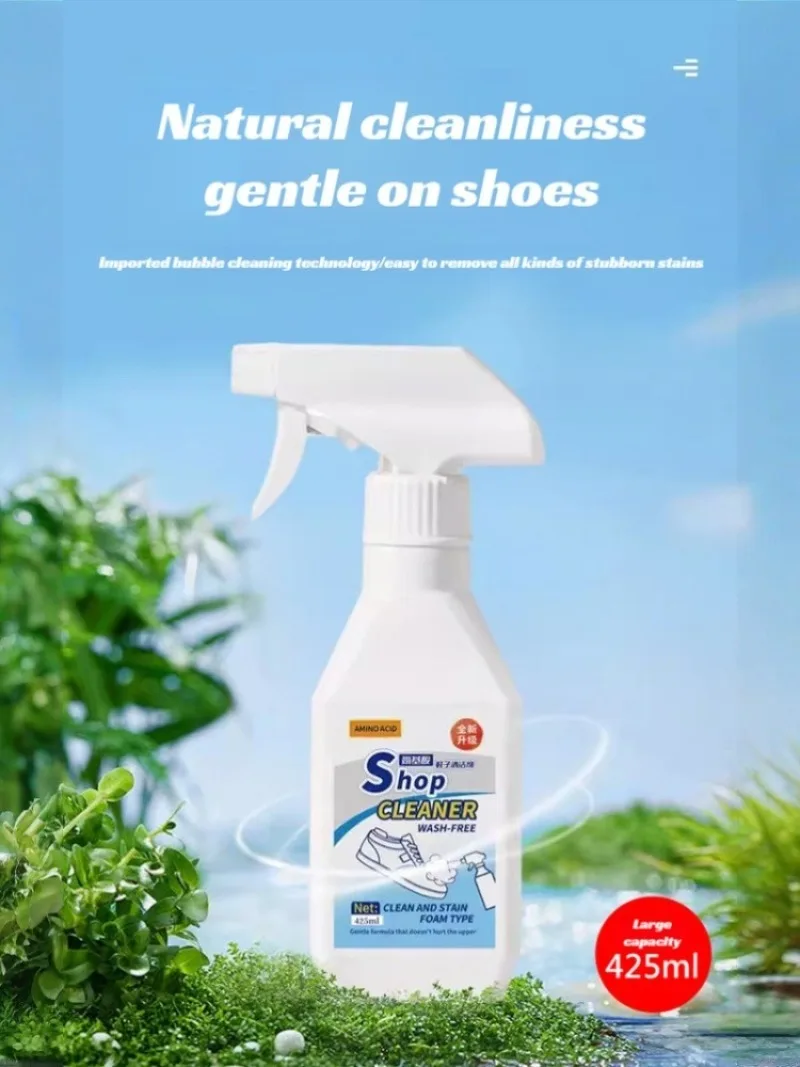 Large capacity canvas shoe cleaner Amino Acid One Spray stain remover