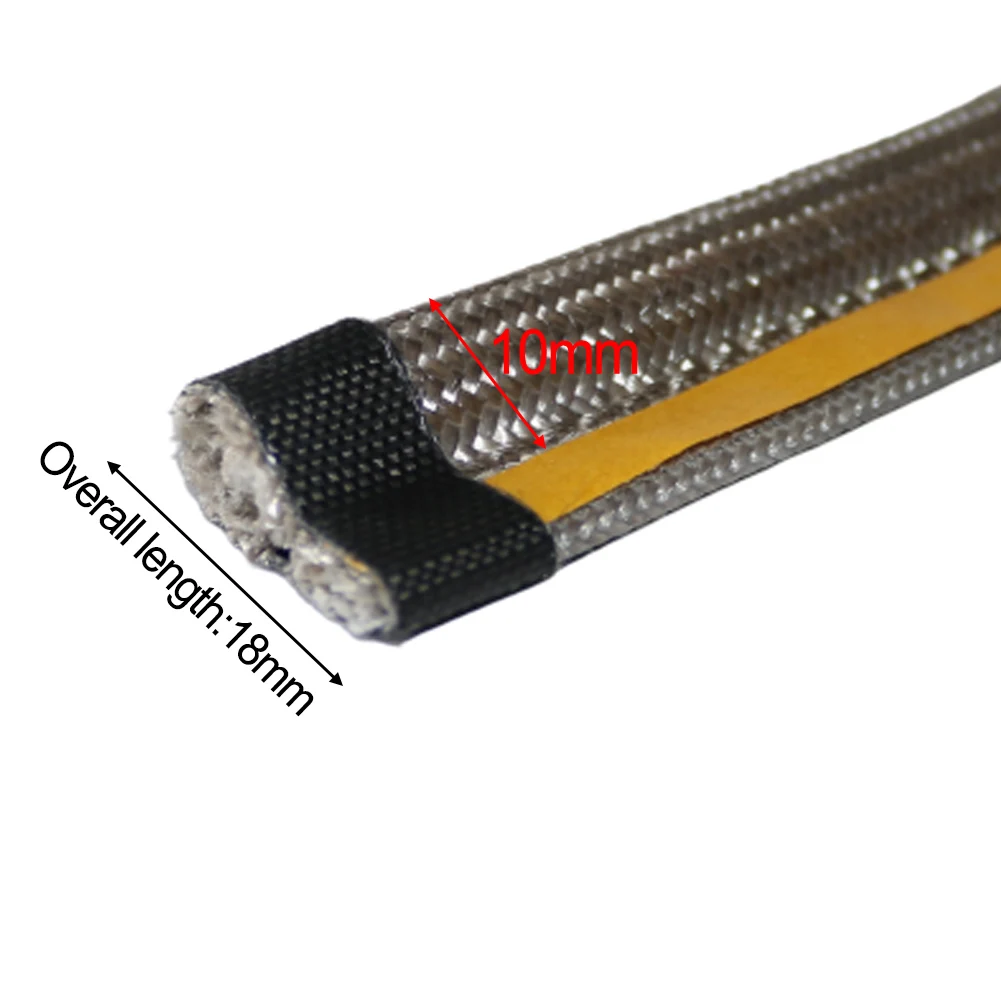 Self-Adhesive Stove Rope Door Seal Glass Yarns Diameter 10mm Width 18mm Sealing Cord Length 2 meters 3 meters Stove Parts 1 Pcs wood burning stove seal