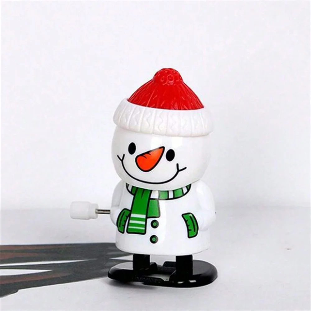 Mini-Weihnachtsspielzeug zum Aufziehen, lustiger Elch, Weihnachtsmann, Schneemann, Springen, Gehen, Uhrwerk, Spielzeug, Weihnachten, Heimdekoration, Ornament, Party-Geschenke – Detail 4