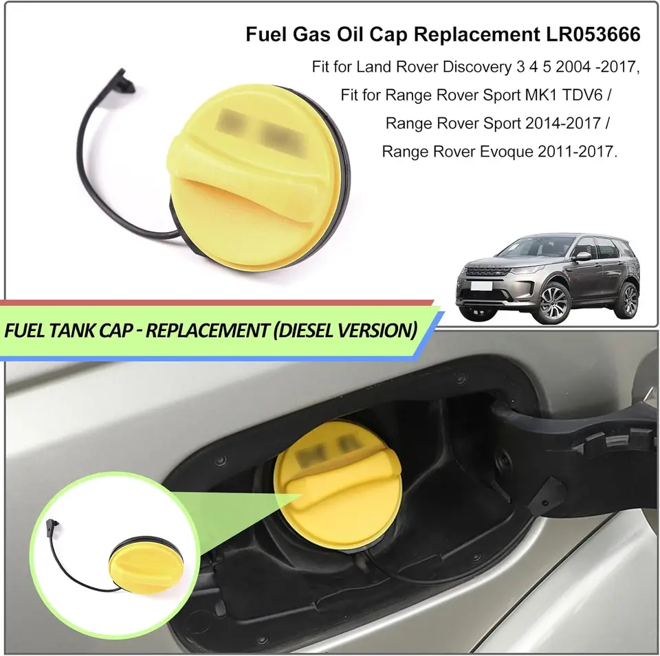 1PCS Fuel Tank Caps Replacement For Jaguar XF Land Rover Tether Cord Petrol  Cap Rope Car Fuel Tank Lock Cap Accessories - AliExpress