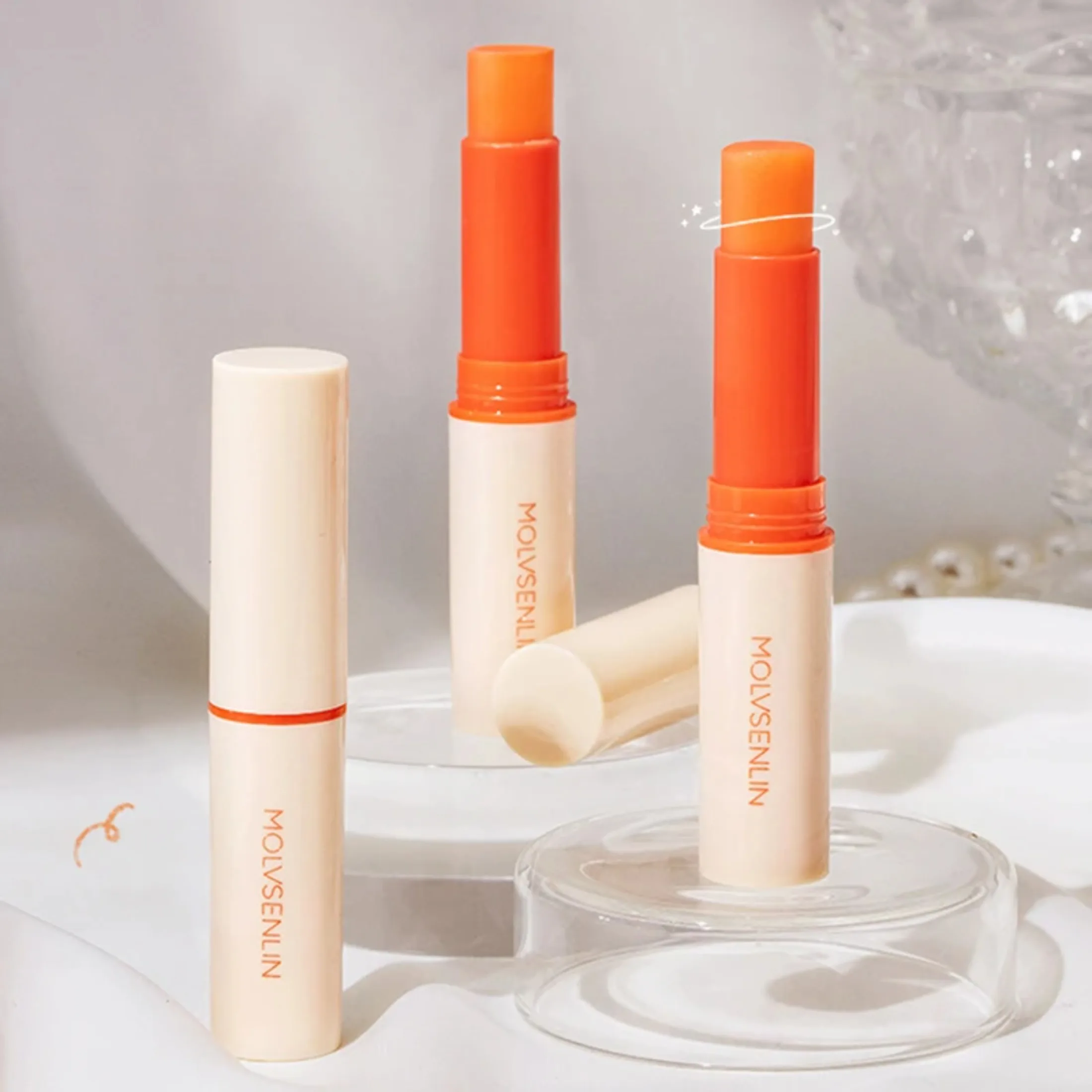 Color Changing Lipstick Vitamins Lip Balm Moisturizer Carotene Beeswax Repair Lips Anti-dry Temperature Change Lipstick