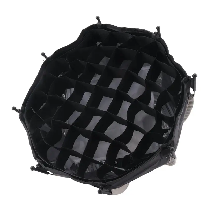 ABKI-30Cm 팔각형 소프트박스 미니 보웬스 마운트 퀵 릴리즈 허니콤 그리드 소프트박스 ZU60 또는 M60 COB 필 라이트 스튜디오용