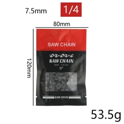 Premium Chainsaw Chain Blade Replacement for Electric Saws - Wood Cutting Accessory (6inch 36 link chain)