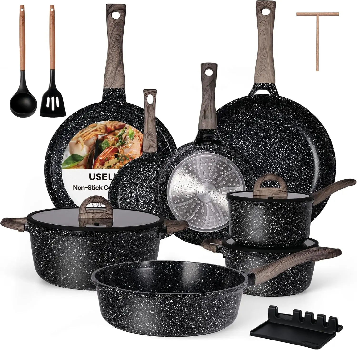 The Granite Cookware Station — 22-Piece Ceramic 1