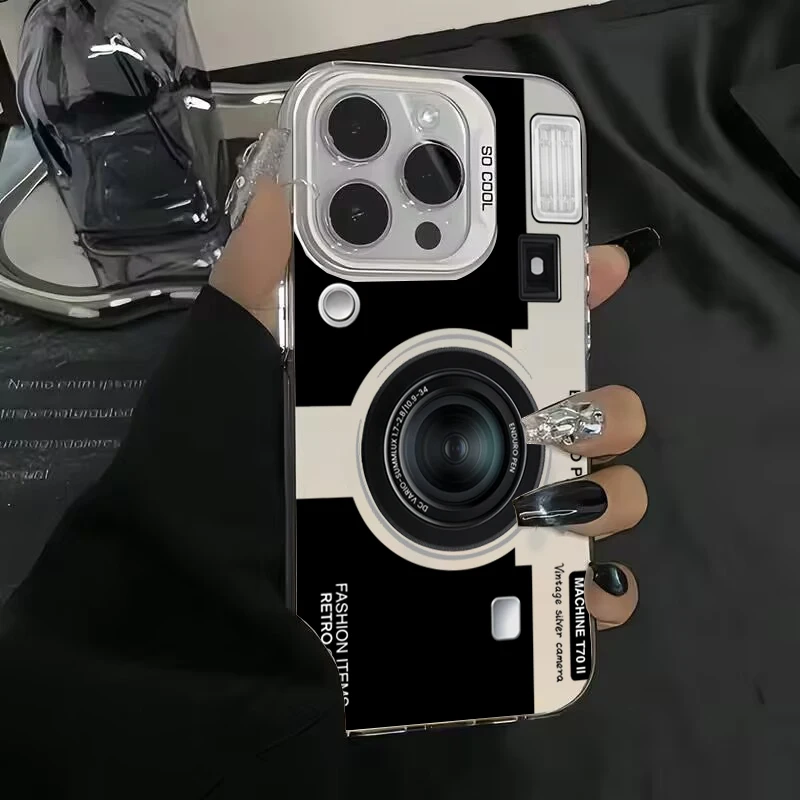 Vintage-Inspired Retro Recording Device Design Phone Case Cover