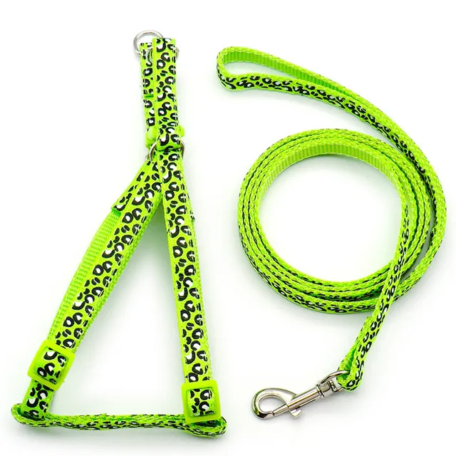 Fashion Small Dog Cat Harness Leash Adjustable Vest Collar Puppy Outdoor Walking Chihuahua Terrier Schnauzer Dogs Accessoires 5