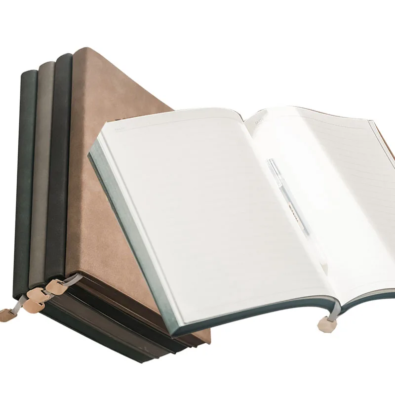 Leather Business Notebook with Thick Paper for Meeting and Work