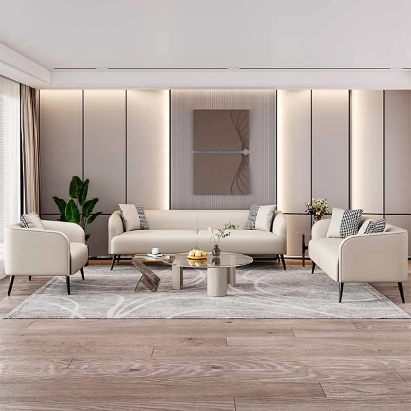 Lounge Divano In Pelle Nordica Soggiorno Minimalista Ergonomico Rilassante Divano Moderno Conferenza Poltrona Soggiorno Mobili Da Terrazza