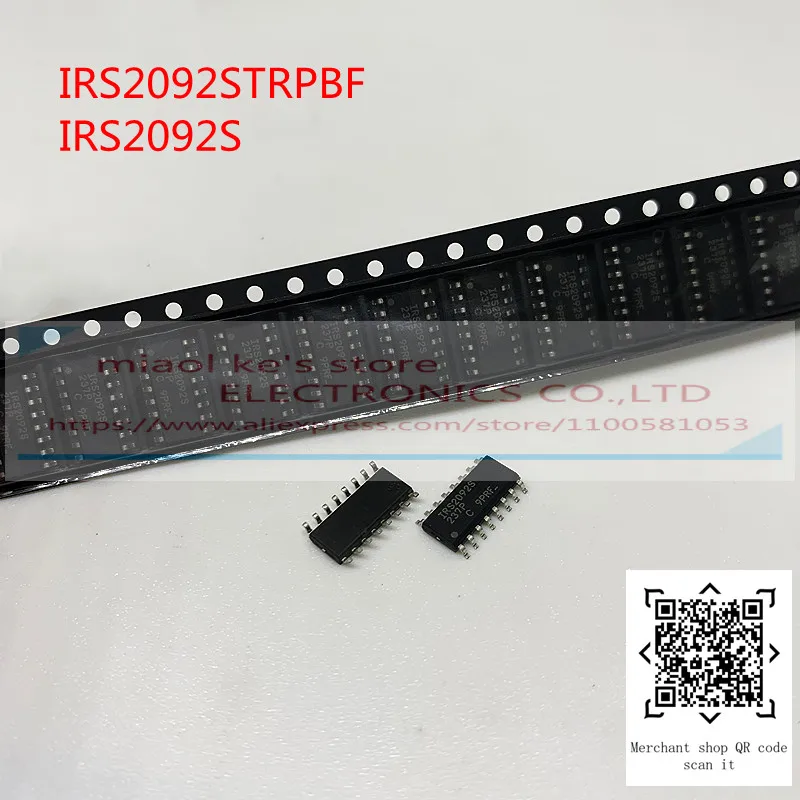 

[10 шт.] 100% Новый оригинал: IRS2092S IRS2092STR IRS2092STRPBF IRS2092SPBF - IC AMP CLASS D MONO 16soic