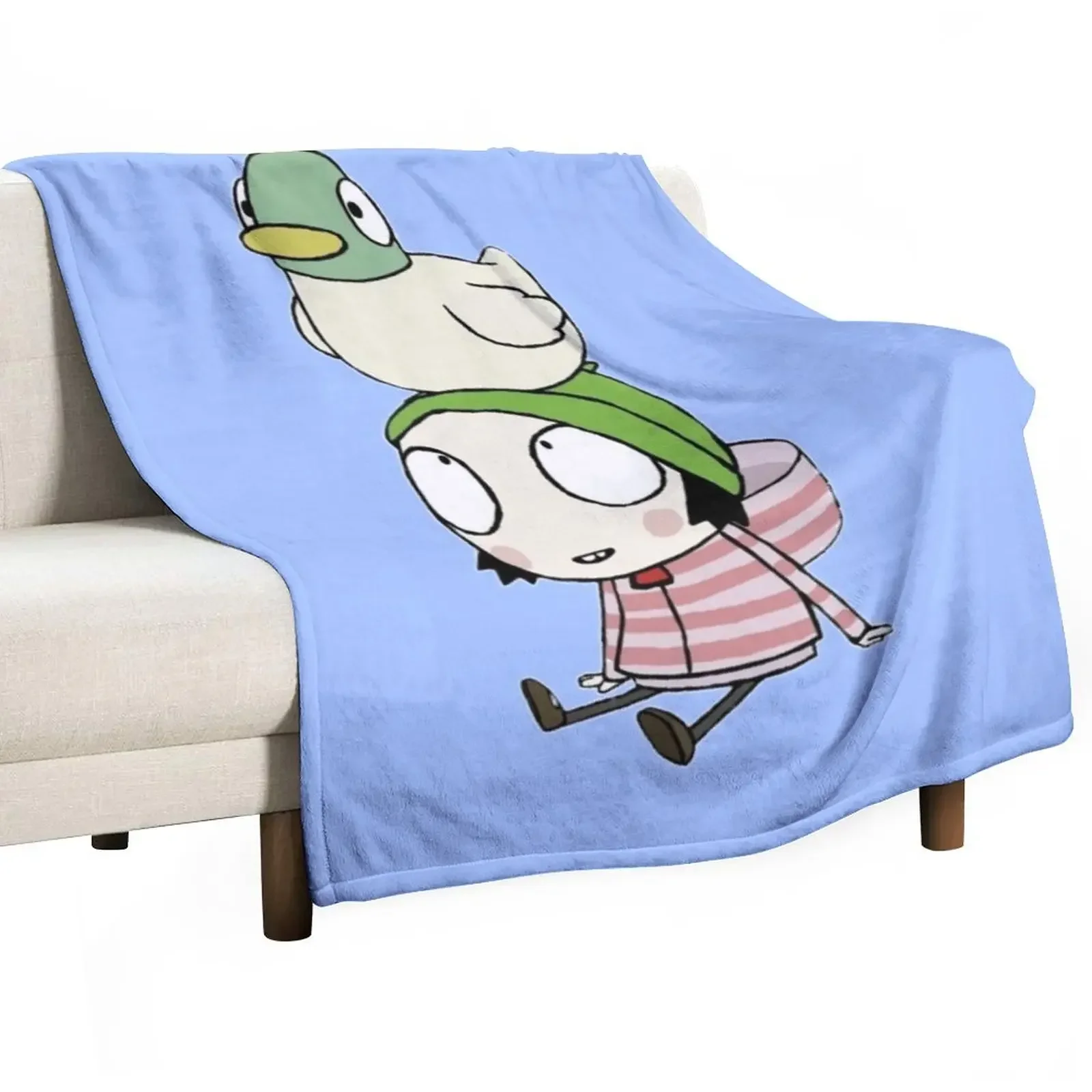 

Sarah and duck Throw Blanket Plush Multi-Purpose Giant Sofa Blankets