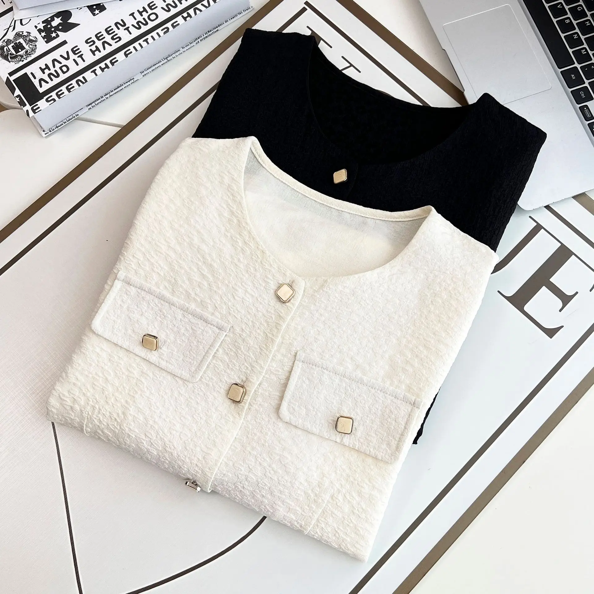 100KG Summer Blouses New Fashionable Chic short-sleeved Shirt Plus Size Top For Women 2509