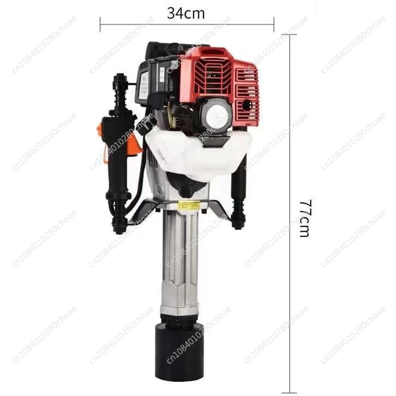 1900W pile driver power small railway emergency building orchard wooden pile tri