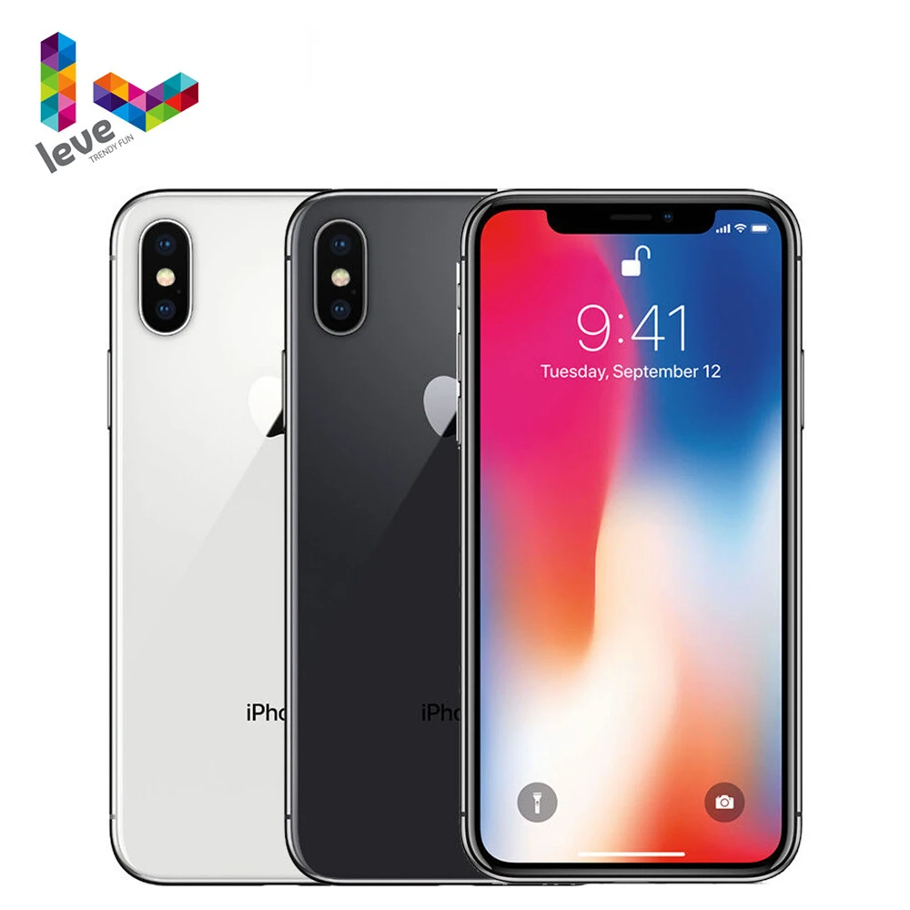 Unlocked Apple Iphone X Mobile Phone 5.8" 3gb Ram 64gb/256gb Rom 4g Lte