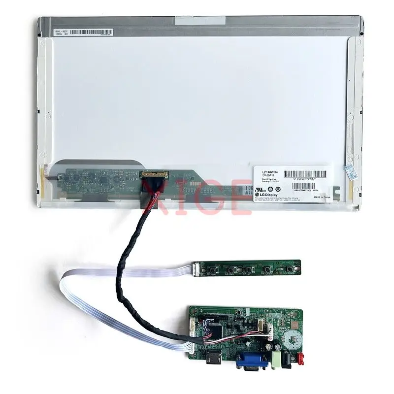 For LTN101NT06 LTN101NT07 LTN101NT08 LCD Matrix Driver Board LVDS 40-Pin 1024*600 Kit HDMI-Compatible VGA 10.1