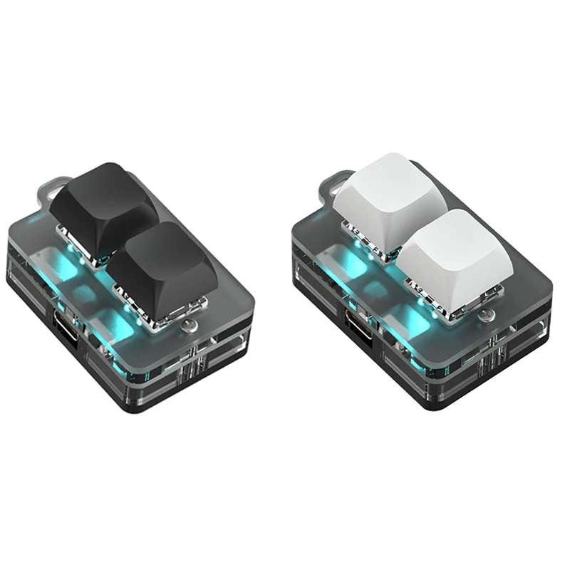 Bluetooth Mini 2 Key Keypad Copy Paste Hot Swap Games One Key Password Mechanical Accessories For Home And Travel A
