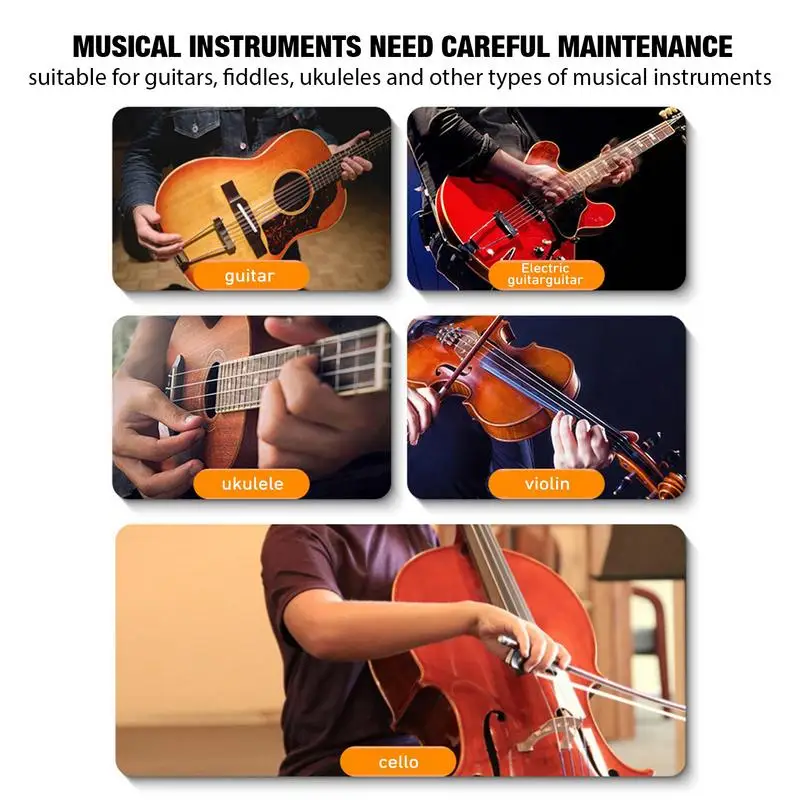 Guitar Polish Guitar Polish Multipurpose Maintenance Beeswax Cleaning Musical Instrument Care 100ml Fingerboard Oil Guitar Care Beeswax String