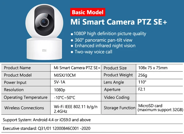 CAMARA XIAOMI 360 PANORAMICA MJSXJ06CM – Pc House Informatica