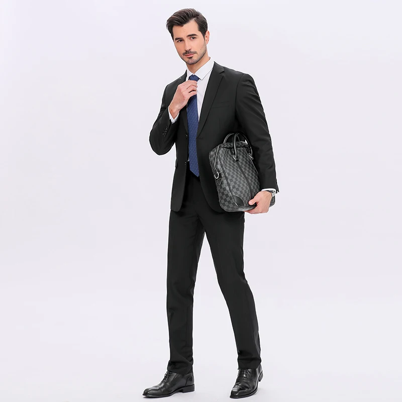 

Пиджак с двумя пуговицами (Блейзер + брюки в западном стиле) Мужской Блейзер Корейская версия облегающая деловая профессиональная одежда деловой комплект из двух предметов