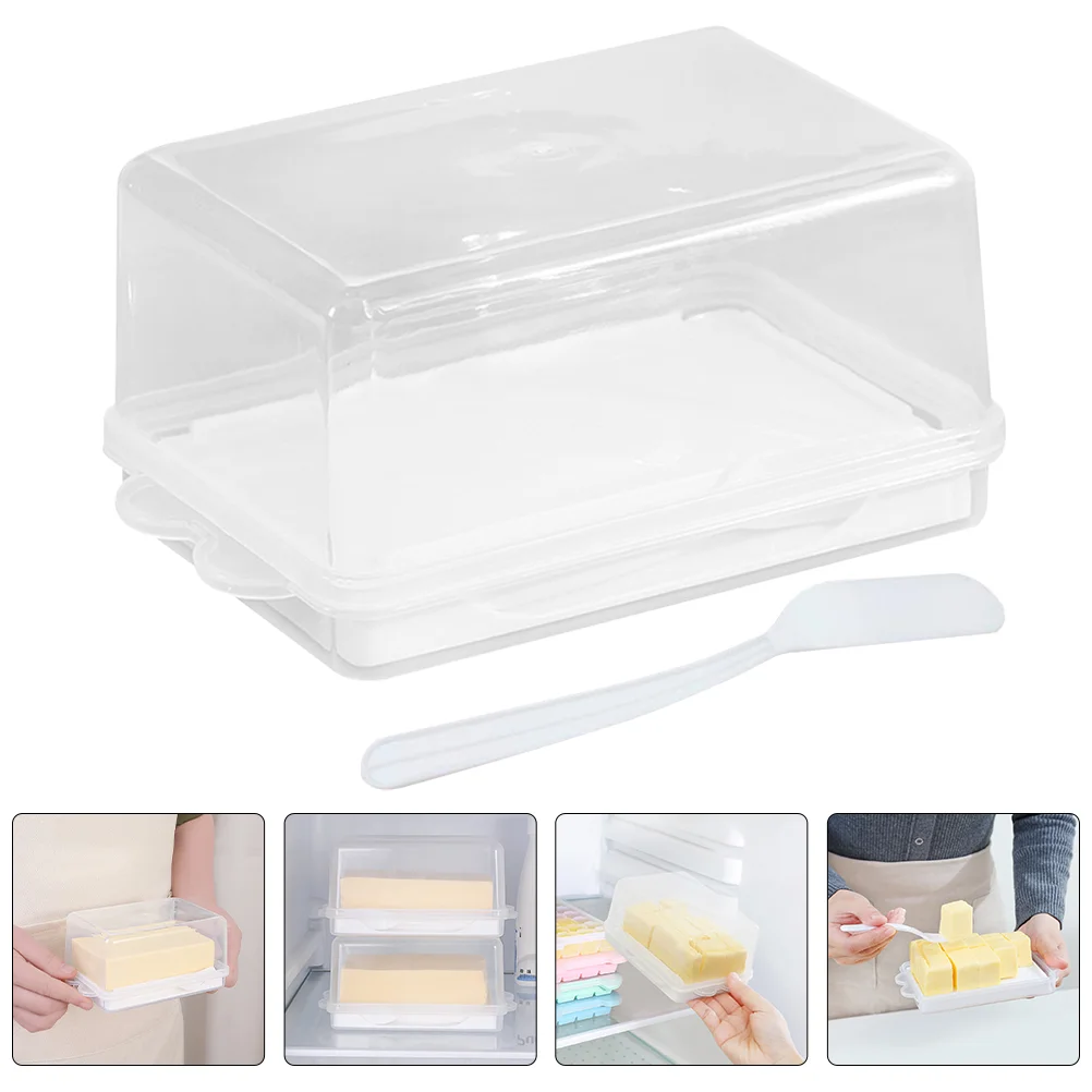

Butter Box Kitchen Holder Storage Utensil Supplies Container Containers Cheese Refrigerator