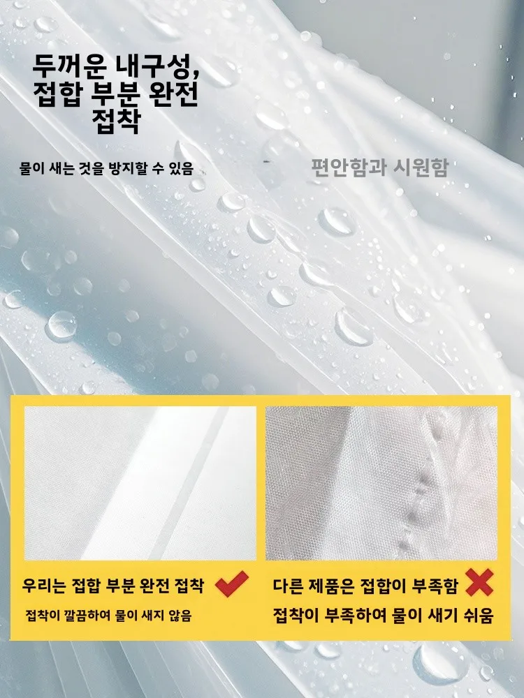 일회용 휴대용 긴 두꺼운 우비, 수상 활동, 하이킹, 사이클링, 야외 활동용 전신 방수 가디건
