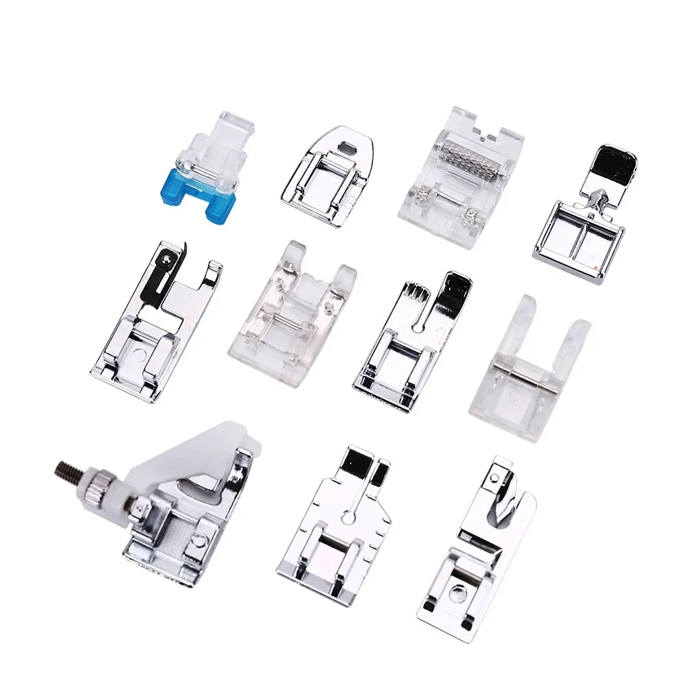 Sewing Supplies Sewing Machine Presser Foot 11-82pcs/Set Press For Brother Singer Kit Braiding Blind Stitch OverLock Zipper Ruler Parts