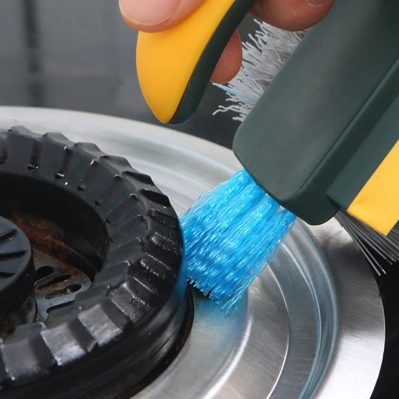 Dual-Pack 4-in-1 Multi-Surface Corner and Gap Cleaning Brush