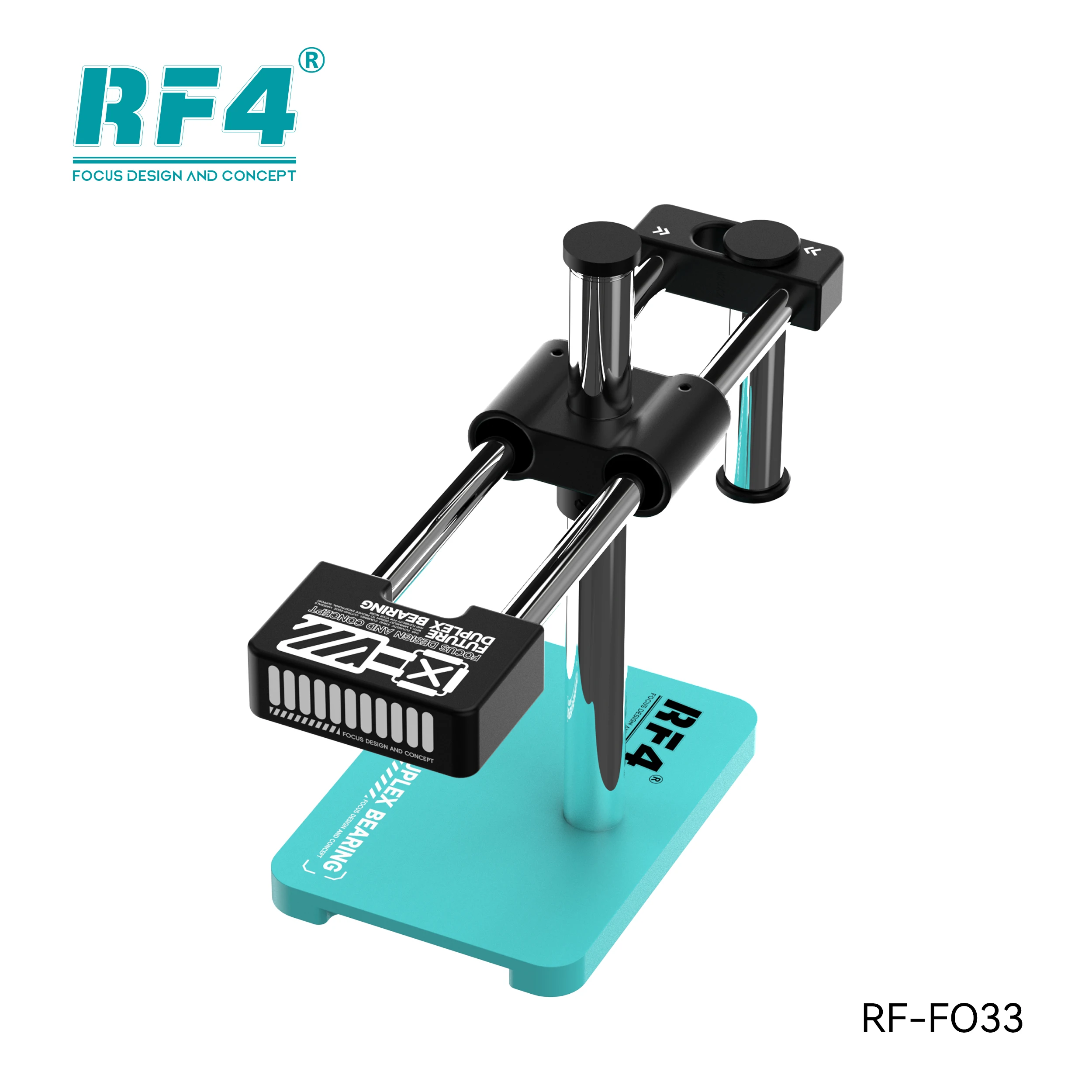 RF4 360° Cardan Rotation Double Cantilever Support Triocular