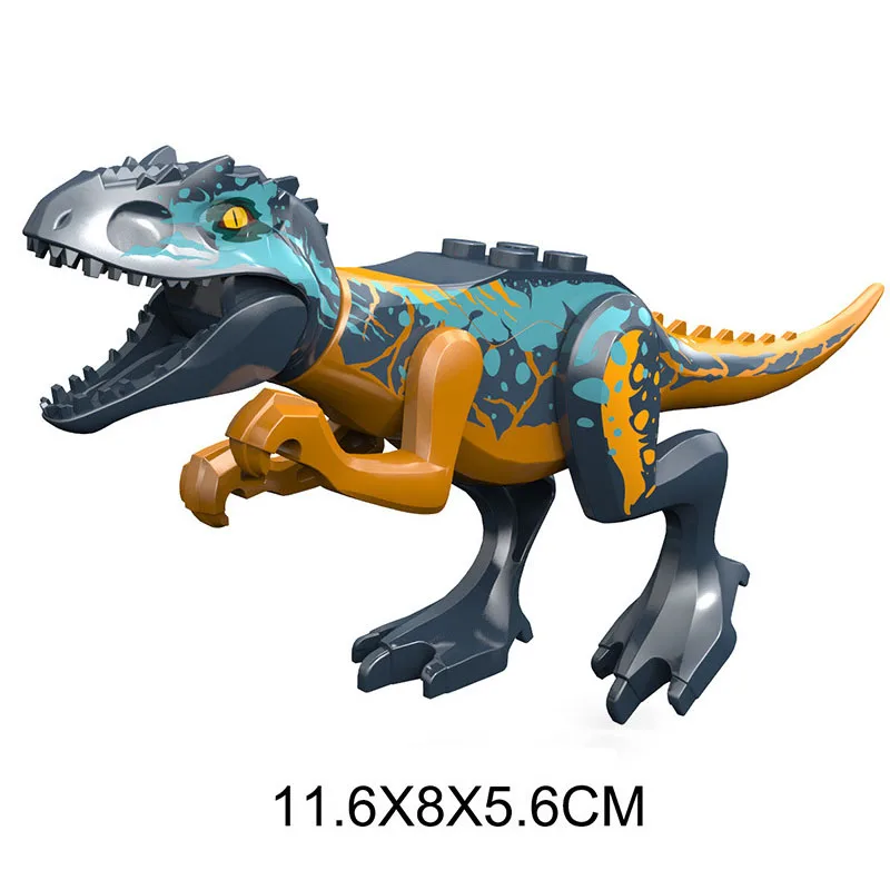 Jurassic Park World Dinosaurs Gyrosphere Velociraptor Raptor Blue Charlie Echo Owen Claire Model Blocks Figure Toys For Children 3