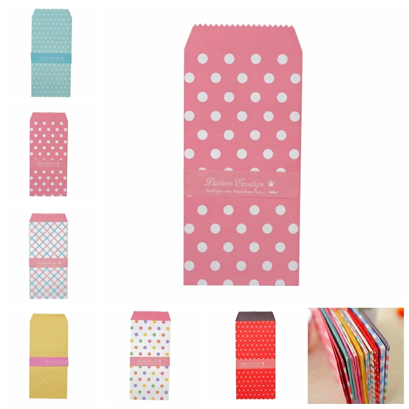 Cute Envelope Small Gift Craft Envelopes kraft paper envelopes mailing envelopes mini envelopes window envelopes mailing bags For Letter Invitations 5Pcs/set Ambachtelijke Voor Wedding Brief Uitnodigingen5Pcs/set