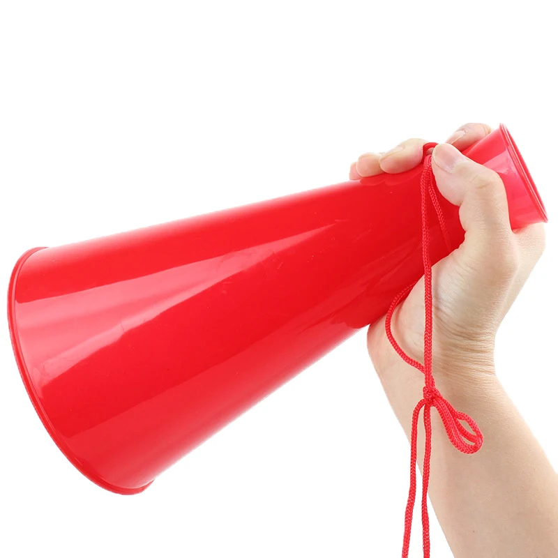Description Picture 5 of item1pcs Cheerleaders Trumpet Speaker Cheer Plastic Horn Loudspeaker Trumpet Horn Toy Soccer Fan Trumpet For Birthday Party