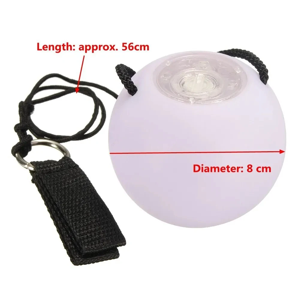 Luminous Throwing Ball Glow Light Ball Glow Light LED POI ball Luminous Belly Dance Throwing Ball Yoga Exercise Props Stage Performance Accessories