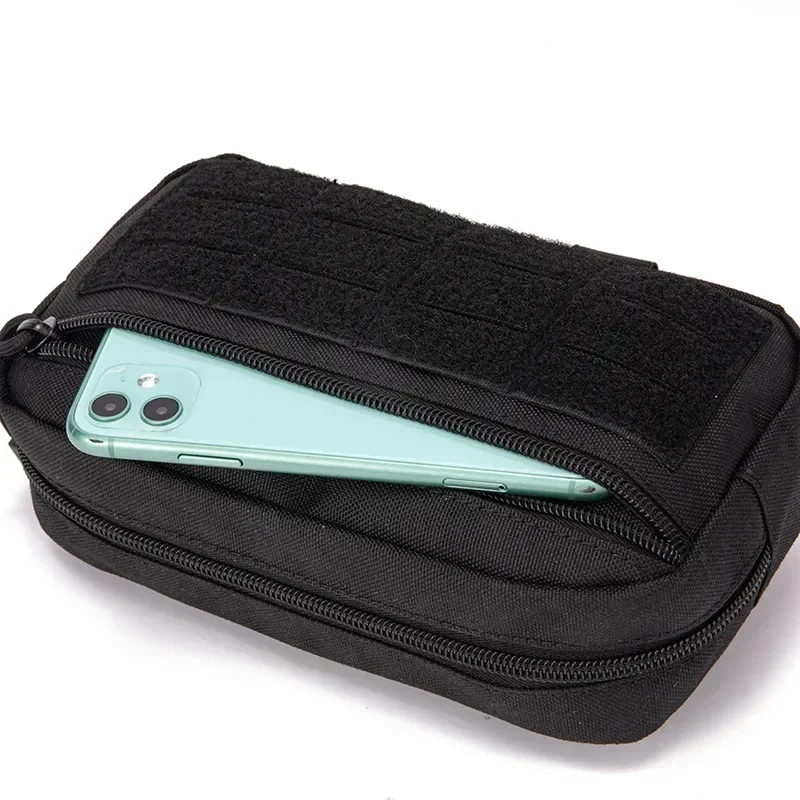 Tactical Molle EDC Pouch First Aid Kit Pouch Cell Phone Pouch Holder Waist Pack Emergency EMT Utility Tool Pouches Hunting Bags 4