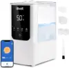Humidifiers for Bedroom Home, Smart Warm and Cool Mist Air Humidifier for Large Room, Auto Customized Humidity, Fast Symp 1