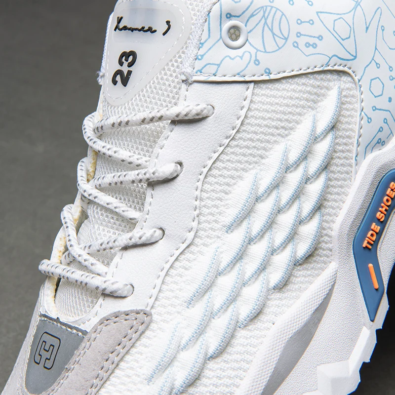 Male Casual Running Shoes Fish Scale 2023 Fashion Sports Sneakers for Men Original Designer Footwear Men Gym Fitness Trainers