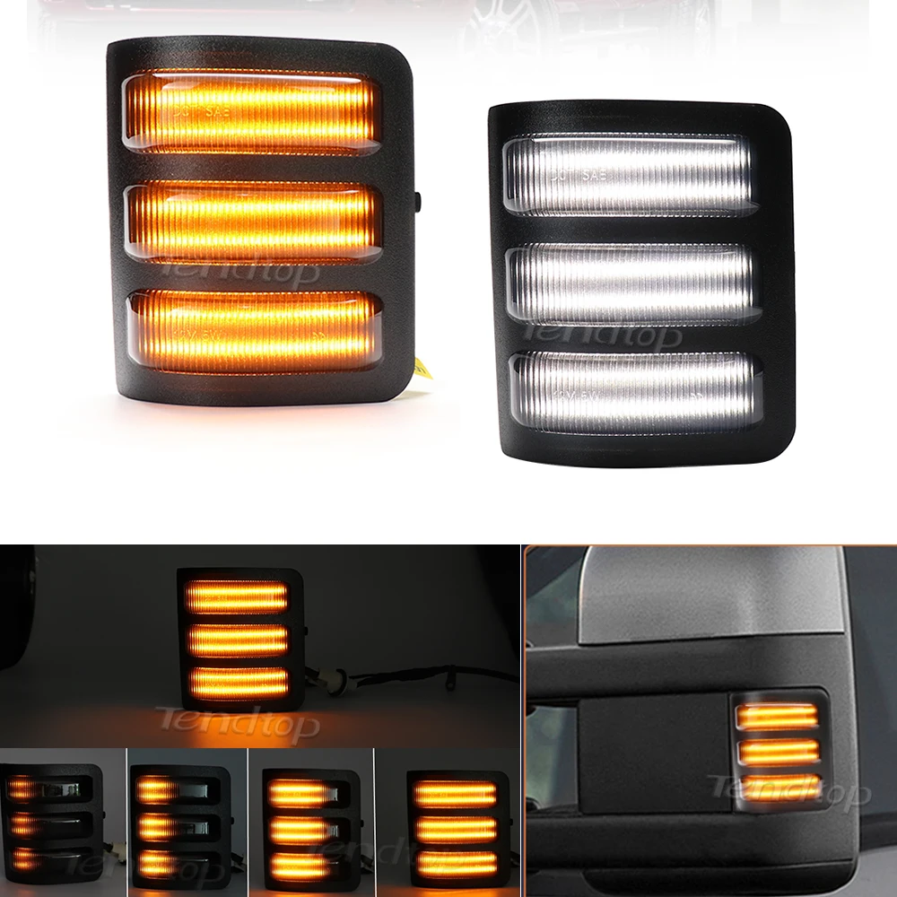 Sequential Switchback Side Mirror Reflector LED Turn Signal Light